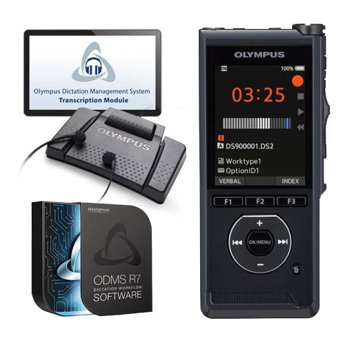 Olympus DS9000 Digital Voice Recorder Complete Solution