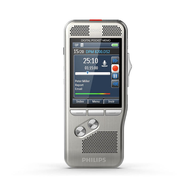 Philips DPM8500 Digital Recorder With Barcode Scanner